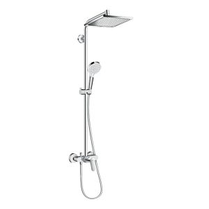 HANSGROHE Slavina croma termostatska sa usponskim tušem i izlivom za kadu showerpipe 220 1jet 27223000