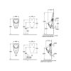 Villeroy & Boch Pisoar subway skriveni 75130001 - Image 3