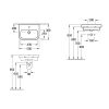 VILLEROY &AMP; BOCH LAVABO ARCHITECTURA 50X38 CM 43735001 - Image 2