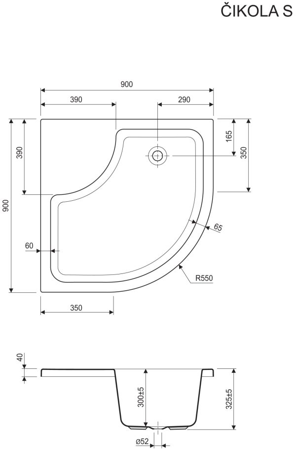AQUAESTIL Tuš kada čikola r 90/o s 6070500 - Image 3