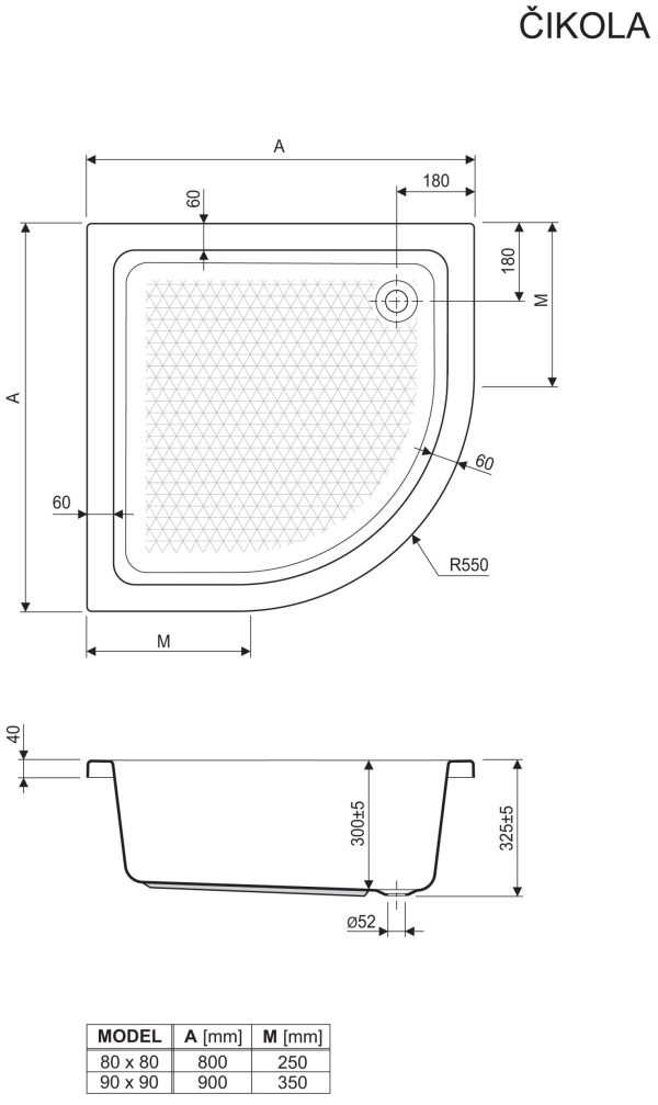 AQUAESTIL Tuš kada čikola r 80/o 6070130 - Image 3