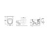 Villeroy & Boch Architectura Omnia wc šolja konzolna sa soft-close daskom 5684H101 - Image 2