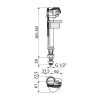 Alca Plovak 1/2" Vertikalni A18-1/2 - Image 2