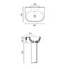 CATALANO LAVABO 60X45 CM C3 60C3 - Image 2