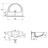 CERSANIT LAVABO 60 CM PRESIDENT 850547 - Image 3