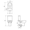 CERSANIT Monoblok Simplon sa Daskom Soft Close Parva K27004 - Image 3