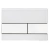 TECE TIPKA SQUARE STAKLO BELA-TASTER BELA 9240800