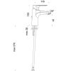 HERZ UNITAS Baterija za  lavabo visoka infinity UH00014 - Image 2