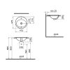 VITRA LAVABO UGRADNI 48 S20 5467B003-001 - Image 2