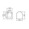 VITRA WC Daska Soft Close S50 72-003-009 - Image 2