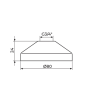 ROSAN Rozetna CH 3/4" Gigant PRO8034 - Image 2