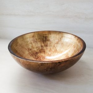 RUBICER LAVABO NADGRADNI STAKLENI ANITQUE FI40 RLVANTIQGOLD40