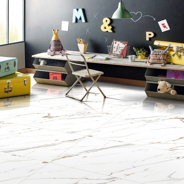 RUBICER Pločice porcelain marmy white arabesk polished RBP60120WAP