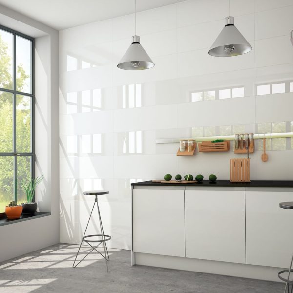RUBICER Pločice white gloss walls mekong gloss RW33100BRCBRI