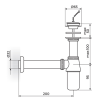 ROSAN Sifon Za Lavabo MS Metalni S200 - Image 2