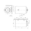 ELIT horizontalni bojler slim 50L S Talas - Image 2