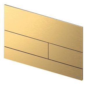 TECE Tipka square ii zlato četkano 9240838