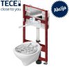 TECE Base set ugradni vodokotlić sa jika trokaderom sa hrom tipkom visoki sjaj i sa slavinom rosan king tece-set-trokader-1