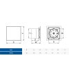 AWENTA Ventilator Trax Inox 100 WTI100 - Image 2
