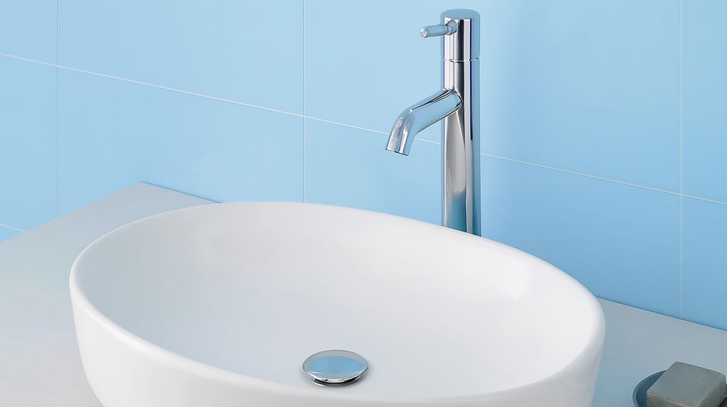 Baterija za lavabo nadgradnog tipa je jednostavnija za instalaciju i ne zahteva dodatne radove.
