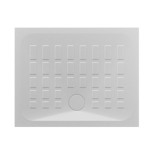 Azzurra Cube tuš kada 100x80 cm – pravougaona kada sa reljefnom protivkliznom površinom