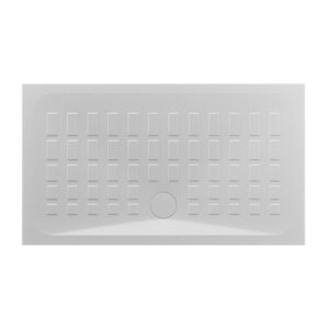 Azzurra Cube tuš kada 140x80 cm – pravougaona kada sa reljefnom protivkliznom površinom i centralnim odvodom