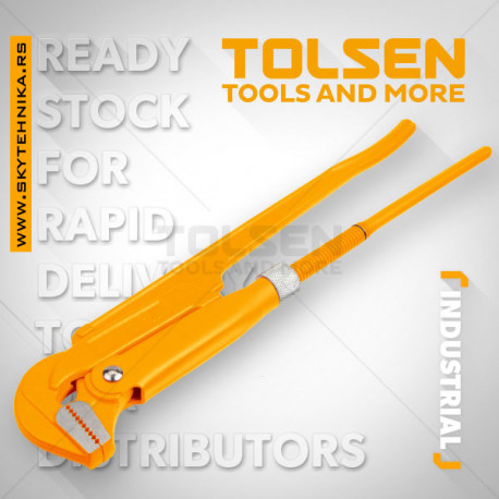 Vodoinstalaterska klešta 90° – 67 mm (2") – Tolsen