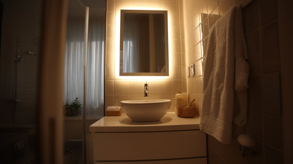 LED ogledalo ne samo da osvetljava, već i postaje dekorativni element.