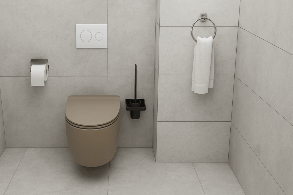 WC šolje konzolnog tipa vizuelno otvaraju prostor u manjim kupatilima.