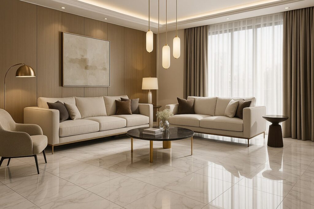 Luksuzne pločice za dnevnu sobu