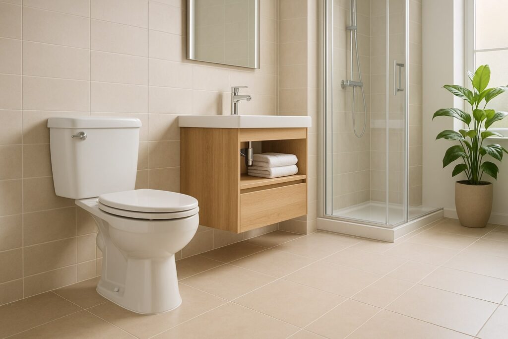 Nadzidni vodokotlići usklađeni sa sanitarijama u kupatilu