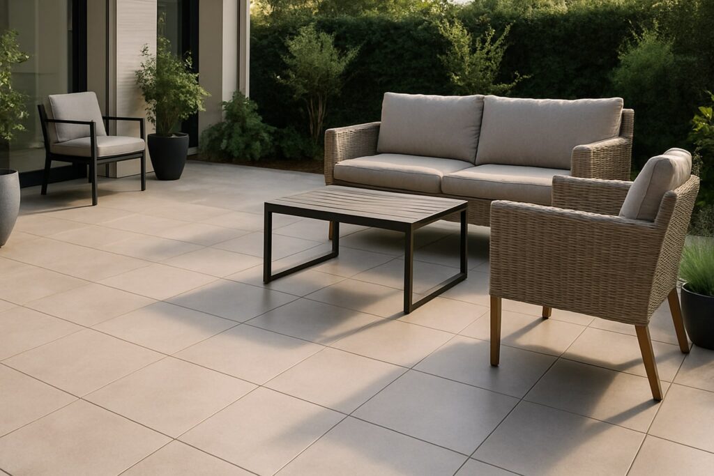 Pločice na dvorišnoj terasi