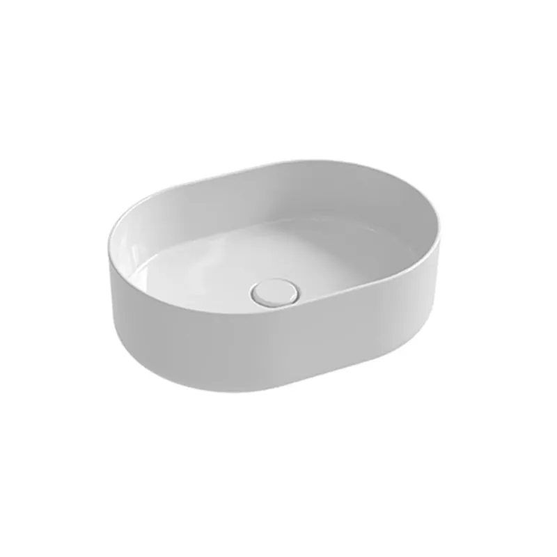 Azzurra Aurea nadgradni lavabo 55 × 40 cm beli sjaj (AULA05540000)
