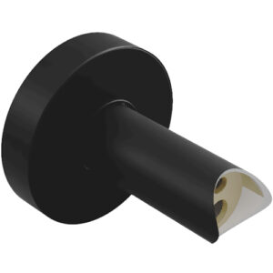 Bemeta skriveni priključni set za sušač peškira (131567814) – crni mat