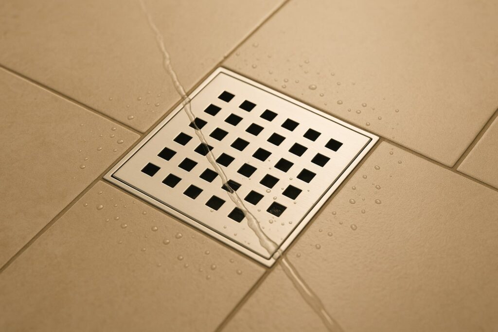 Četvrtasti slivnik za tuš kabinu