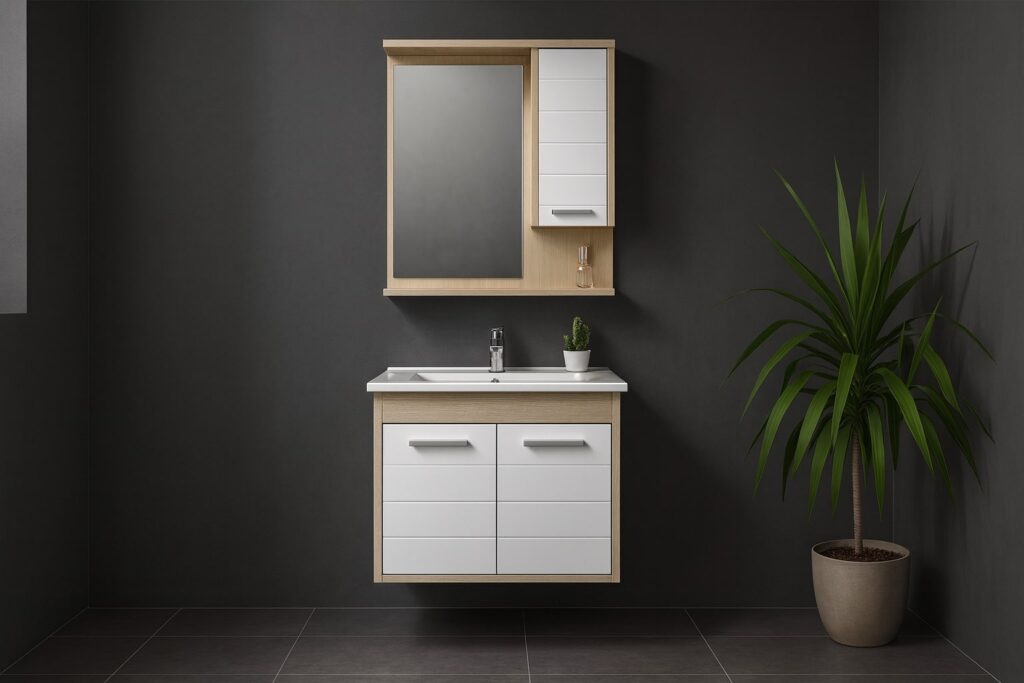 Praktični ormarić sa lavaboom za kupatilo