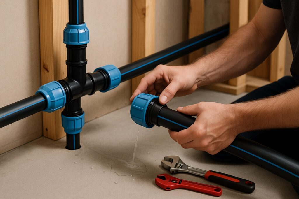Ugradnja okiten cevi i fittinga u kućne vodovodne instalacije