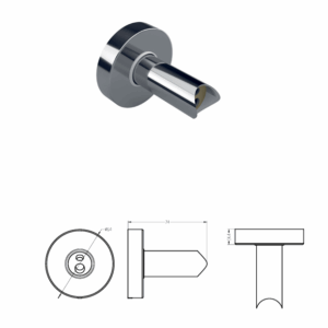 Bemeta skriveni priključni set za sušač peškira (131567813) – hrom završna obrada Bemeta skriveni priključni set za sušač peškira (131567813) – hrom, tehnički crtež