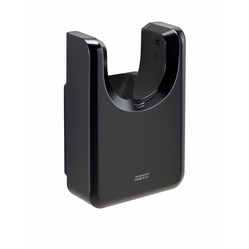 Sušač za ruke Mediclinics M23ABT – crni automatski vertikalni hands-in model