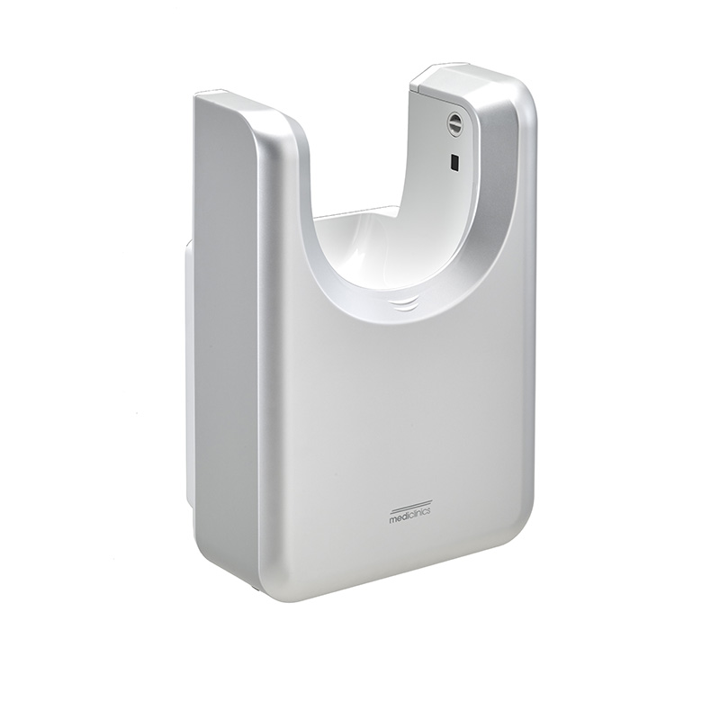 Sušač za ruke Mediclinics M23ACS – srebrni automatski vertikalni hands-in model