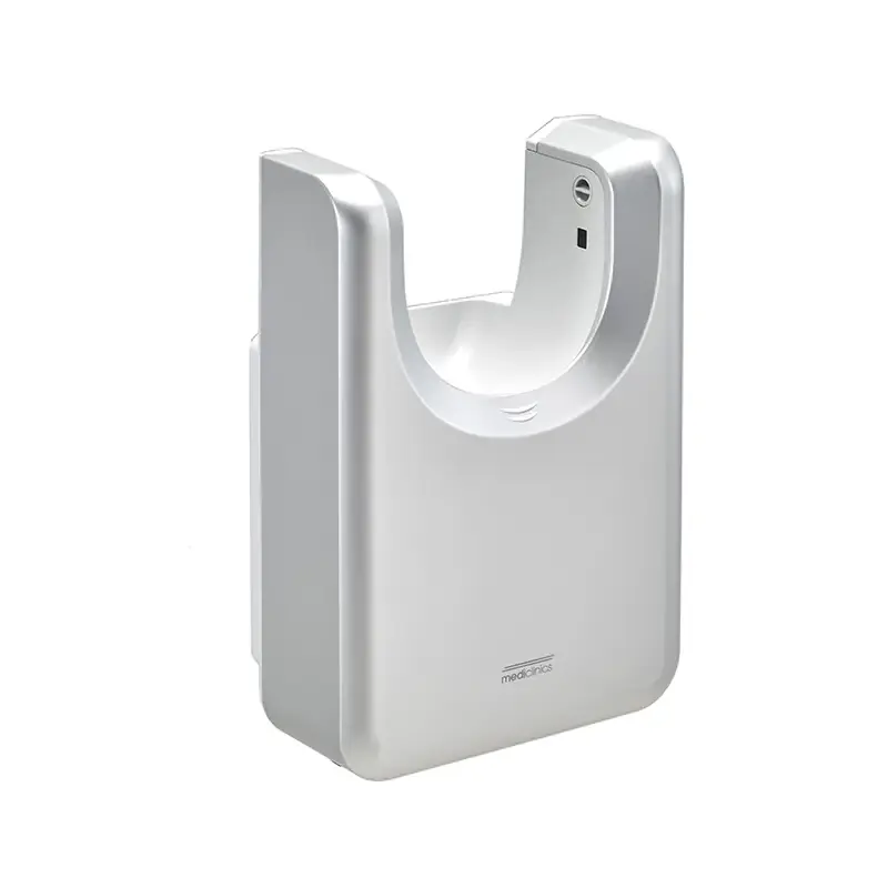 MEDICLINICS U-Flow sušač za ruke M23ACS, hrom mat, HEPA filter, jonizator, BioCote zaštita, hands-through dizajn