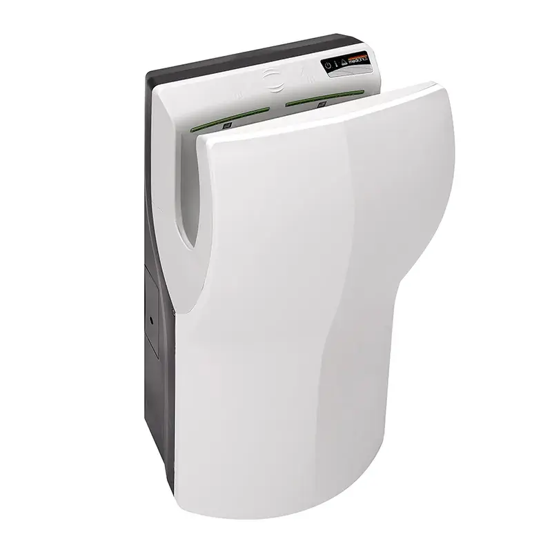 MEDICLINICS Dualflow Plus sušač za ruke M24A, beli, brushless motor, HEPA filter, BioCote zaštita, hands-in dizajn