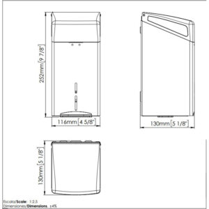 dth100cs tehnički crtež