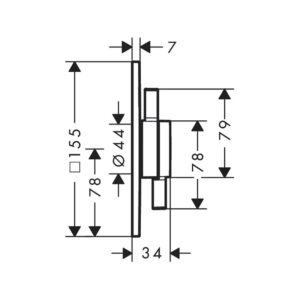 DuoTurn E 2f tehnički crtež