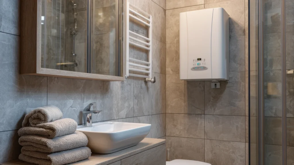 Bojler u modernom kupatilu