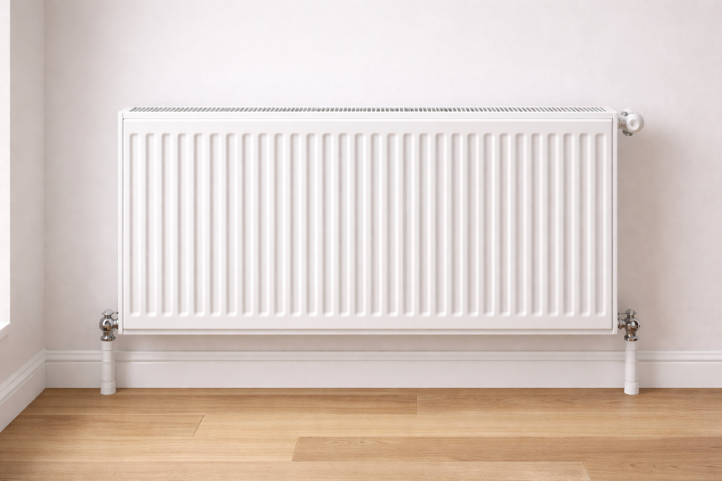Klasican radijator u dnevnoj sobi