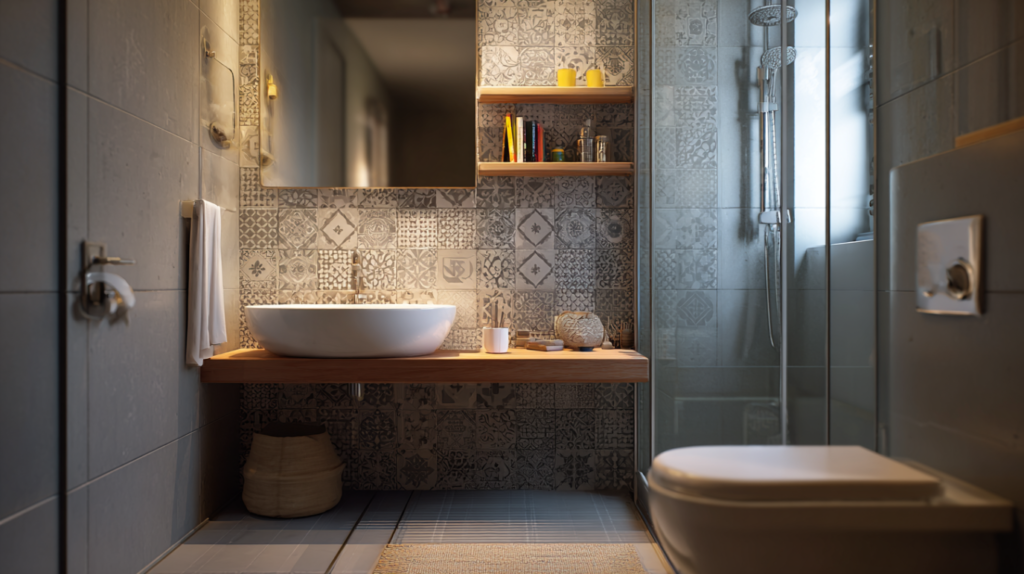 Kupatilo moderno sa ugradnim vodokotlicem