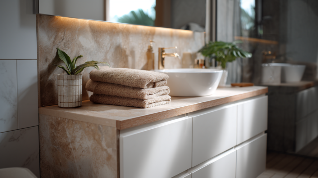 Ormaric u modernom kupatilu