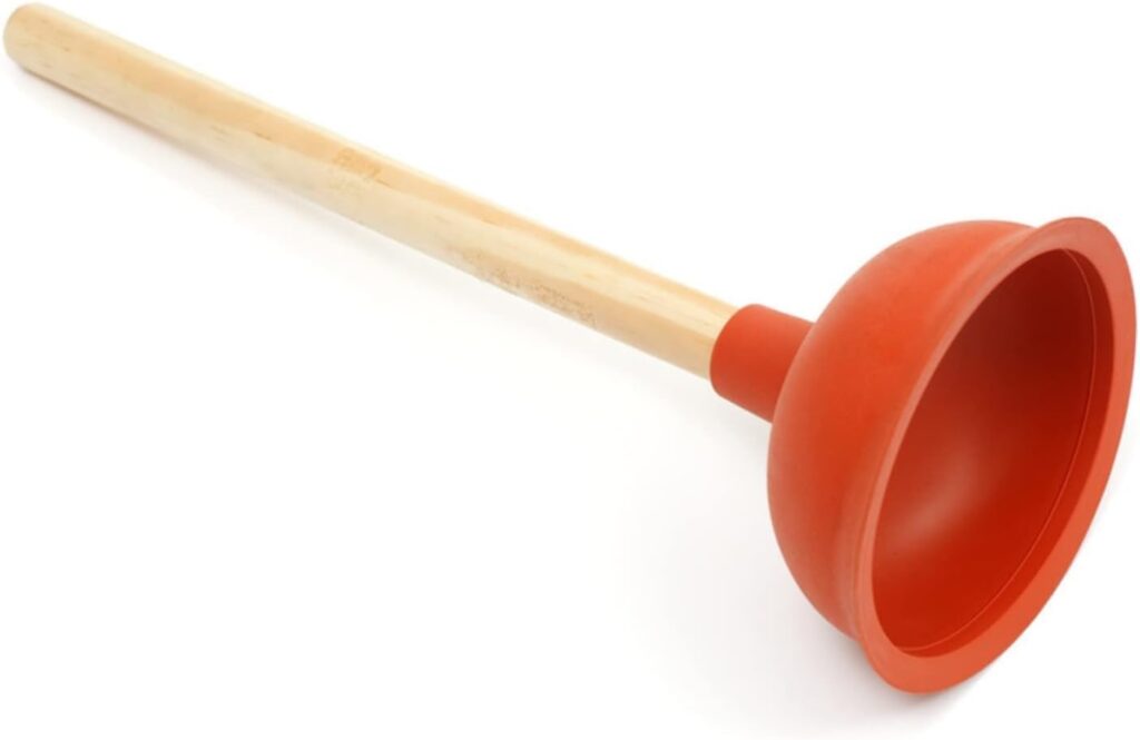 Gumena pumpa za otpusavanje slivnika sa drvenom drskom