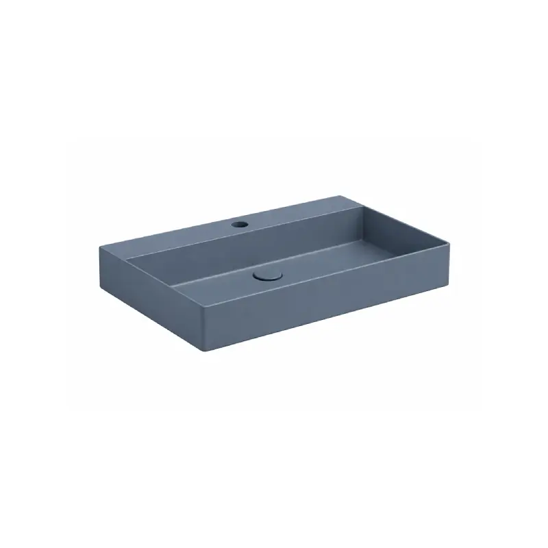 Azzurra ELEGANCE SQUARED lavabo 61x40 cm royal blue (ELLP060400QMRB)